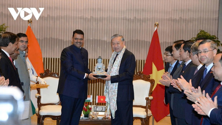 Tổng Bí thư, Chủ tịch nước Tô Lâm tiếp Thủ hiến bang Maharastra - 3