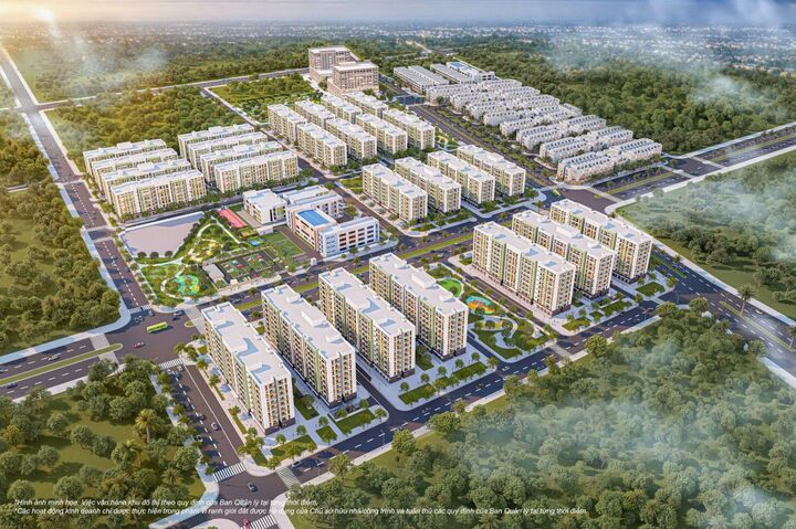 The Rise gồm 7 tòa căn hộ, gần kề công viên Kết Nối, vườn Tương Lai và 2 trường học.