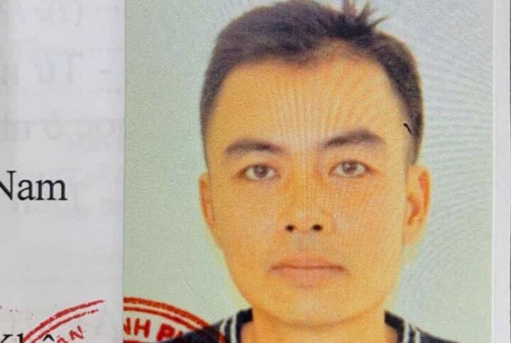 Nguyễn Hà Chung tại cơ quan công an.