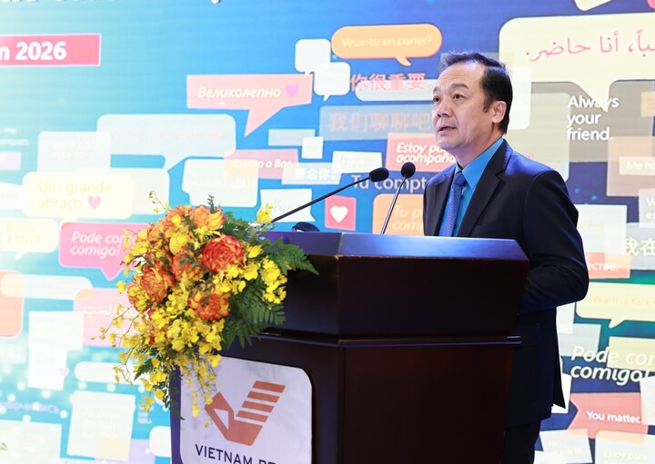 Ông Phạm Đức Long, Thứ trưởng Bộ KH&CN, Trưởng Ban tổ chức chương trình, phát biểu tại buổi lễ. (Ảnh: MH)