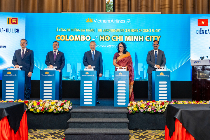 Vietnam Airlines công bố mở đường bay thẳng kết nối Việt Nam – Sri Lanka.