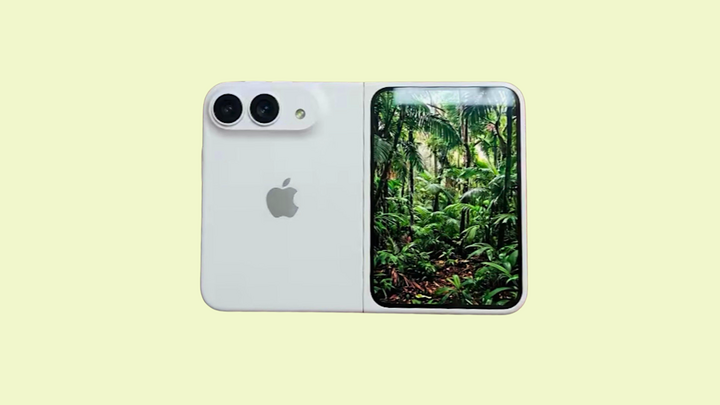 Một mẫu concept iPhone Ultra gập được đồn đoán - thiết kế mới lạ được mong chờ nhất năm 2026. (Nguồn: Majin/X)