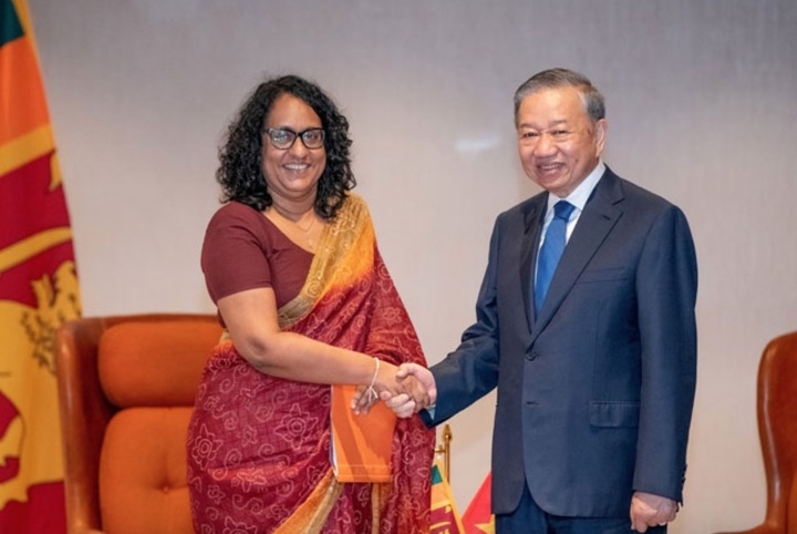 Thủ tướng Sri Lanka và Tổng Bí thư, Chủ tịch nước Tô Lâm.