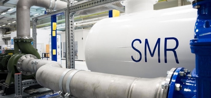 Một lò phản ứng hạt nhân mô-đun nhỏ ở Anh.
