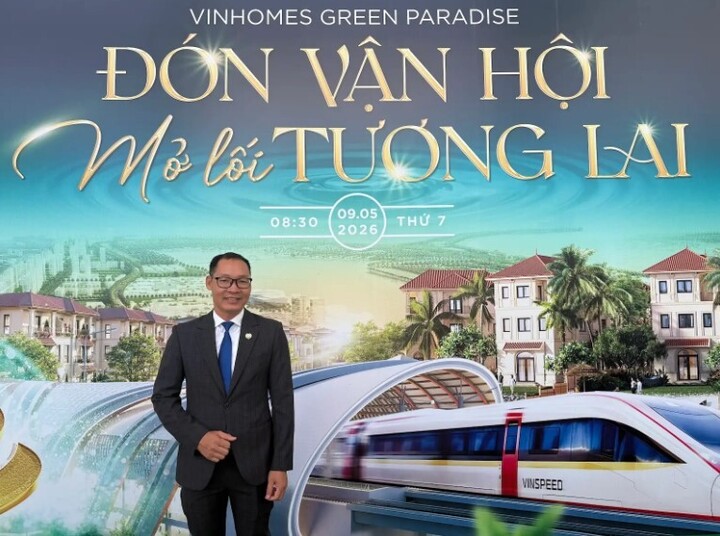Ông Trần Bá Thùy - Tổng Giám đốc Southern Homes Việt Nam - đánh giá cao chính sách giãn xây của Vinhomes Green Paradise.