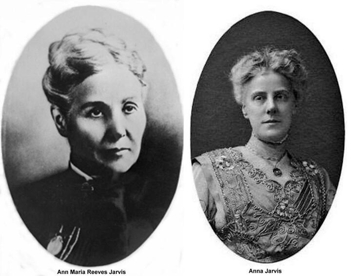 Hai mẹ con Anna Jarvis khởi xướng Ngày của Mẹ. (Ảnh: HistoryFile)