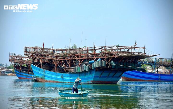 Toàn xã Bình Sơn hiện có hơn 400 tàu cá, trong đó riêng nghề câu mực xà có hơn 160 tàu. Khoảng 60 tàu hoạt động dài ngày từ 2 - 3 tháng trên ngư trường Trường Sa, số còn lại đi ngắn ngày khoảng một tháng. Mỗi tàu thường có từ 45 – 50 lao động.