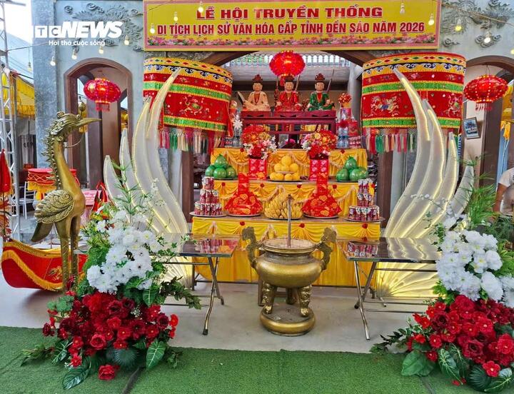 Lễ hội Sáo Đền được Bộ Văn hóa, Thể thao và Du lịch ghi danh là Di sản văn hóa phi vật thể Quốc gia năm 2019. Năm nay, lễ hội diễn ra từ ngày 9-11/5 (tức 23-25/3 âm lịch) với nhiều hoạt động văn hóa dân gian đặc sắc như: Thi diều sáo, hát chèo, cờ tướng, leo cầu ngô, bơi bắt vịt, tổ tôm điếm… cùng các nghi lễ truyền thống trang nghiêm, thu hút đông đảo Nhân dân và du khách tham gia.
