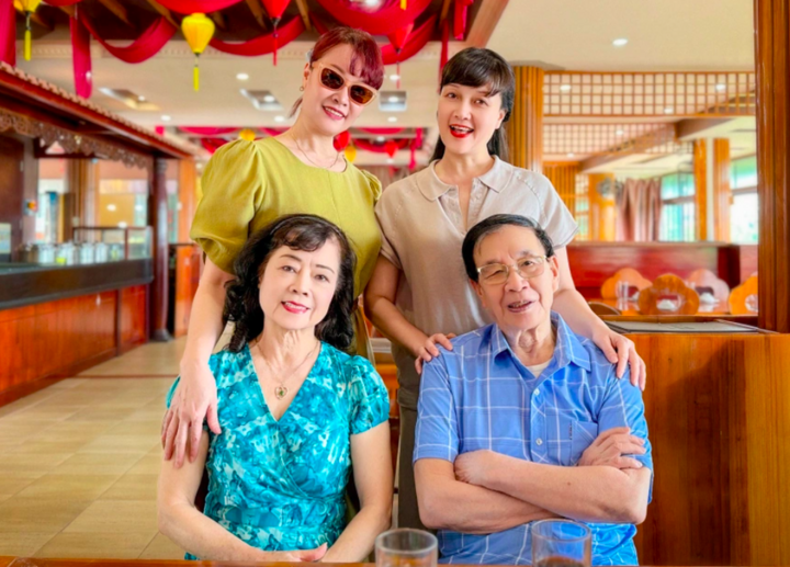 Nhan sắc trẻ trung của chị em Vân Dung ở hiện tại.