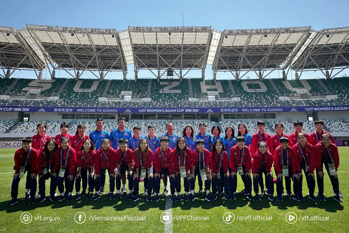 U17 nữ Việt Nam đối đầu U17 nữ Australia lúc 14h ngày 11/5 tại Trung Quốc. (Nguồn: VFF)