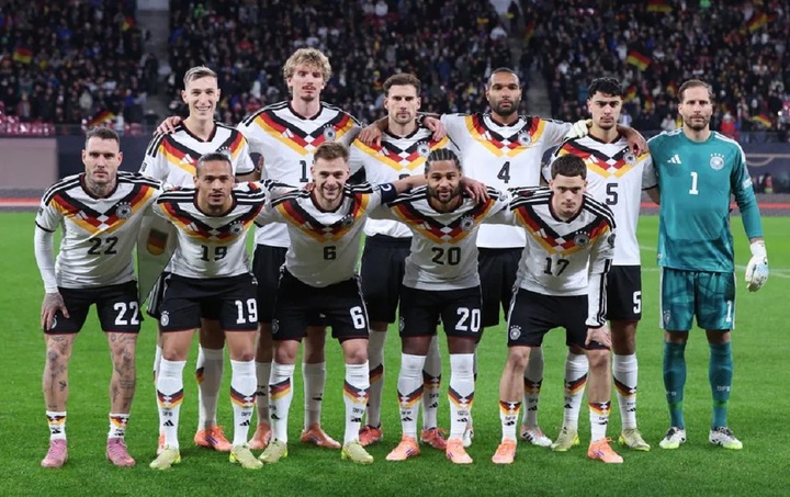 Đội tuyển Đức đứng thứ 10 trên bảng xếp hạng FIFA. (Ảnh: UEFA)