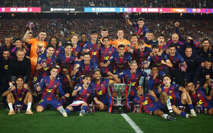 Barcelona đã giành chức vô địch La Liga. (Nguồn: Reuters)