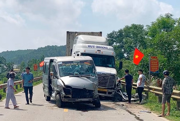Hiện trường vụ tai nạn. (Ảnh BHT)