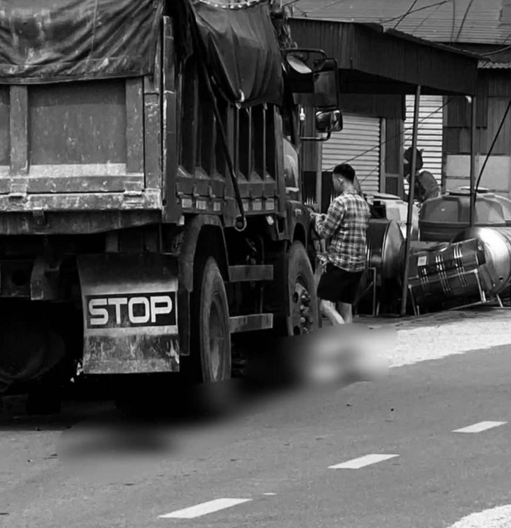 Hiện trường vụ tai nạn. (Ảnh: CTV)