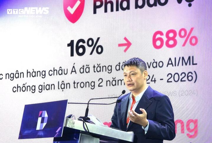Ông Nguyễn Mạnh Tường, Tổng Giám đốc MoMo, phát biểu tại Diễn đàn Digital Trust in Finance 2026.