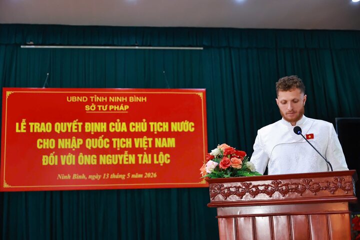 Nguyễn Tài Lộc chính thức có quốc tịch Việt Nam.