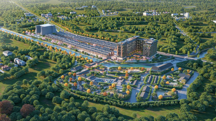 Oseyo Onsen & Spa công viên khoáng nóng rộng 50.000 m2 với vô vàn tiện ích bùn khoáng, công viên nước sôi động.