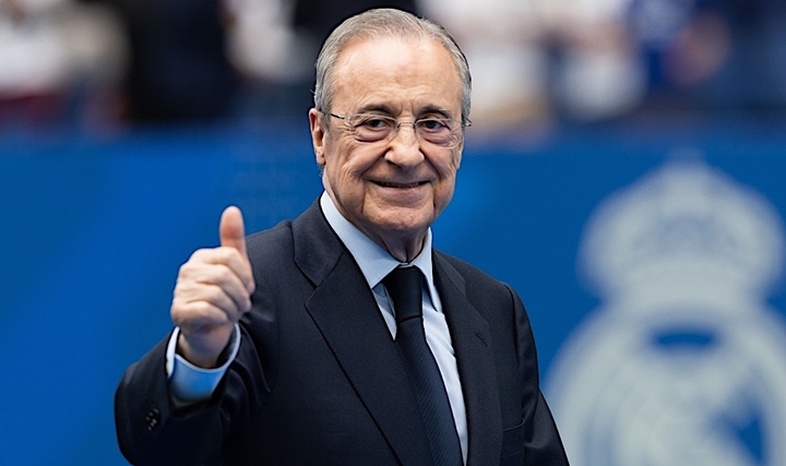 Chủ tịch câu lạc bộ Real Madrid - ông Florentino Perez.