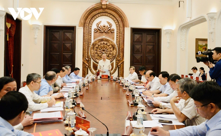 Quang cảnh cuộc làm việc.