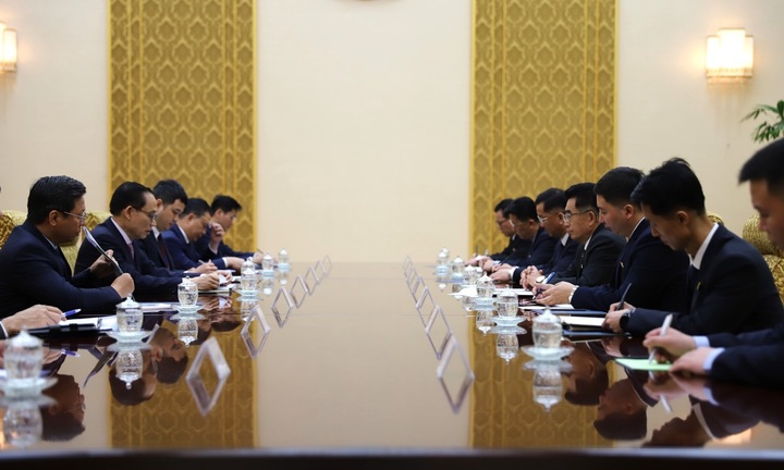 Bộ trưởng Bộ Ngoại giao Lê Hoài Trung thăm và làm việc tại Triều Tiên - 3