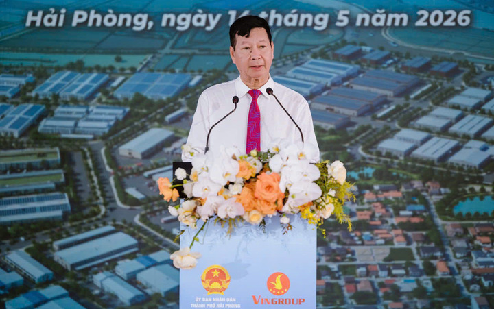 Ông Lê Khắc Hiệp – Phó Chủ tịch Tập đoàn Vingroup - phát biểu tại sự kiện.