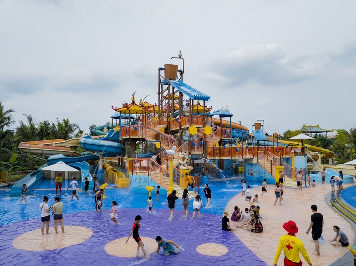 Sun World Hà Nam ghi dấu ấn với cảm hứng kiến trúc từ nghệ thuật múa rối nước. (Ảnh: Ánh Dương)