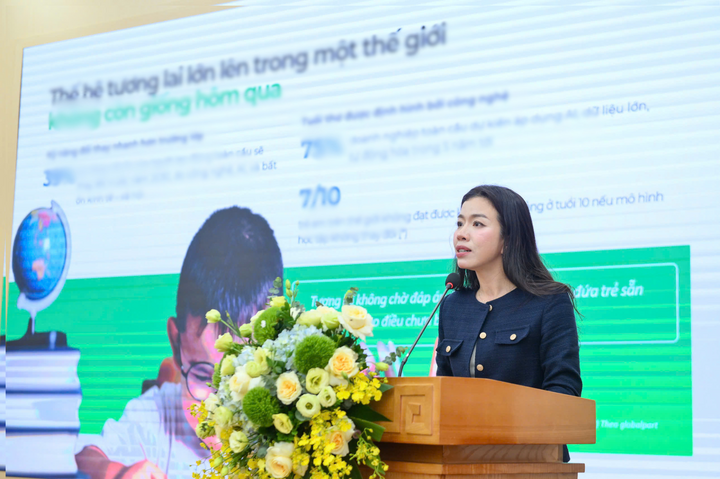 Bà Lê Bùi Thị Mai Uyên, Phó Tổng Giám đốc Nestlé Việt Nam phụ trách ngành hàng Milo và sữa.