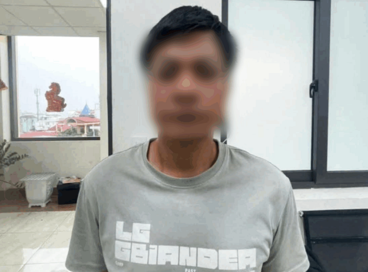 Cơ quan công an tạm giữ hình sự đối với Vũ Bá Phóng để điều tra hành vi "Chống người thi hành công vụ". (Ảnh: Công an tỉnh Quảng Ninh)