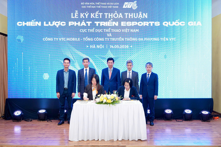 Lễ ký kết Biên bản thỏa thuận hợp tác phát triển Thể thao điện tử (Esports) giai đoạn 2025-2026.