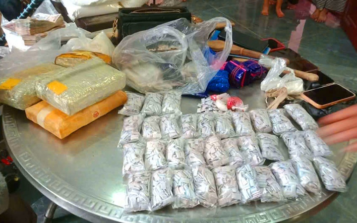 Tang vật thu giữ trong chuyên án.