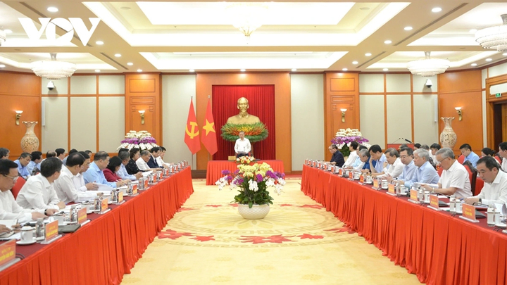 Tổng Bí thư, Chủ tịch nước Tô Lâm, Trưởng Ban Chỉ đạo, chủ trì phiên họp.