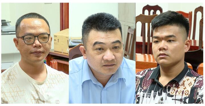 Các đối tượng Lê Thế Hải, Lê Thế Bẩy và Khuất Tiến Minh