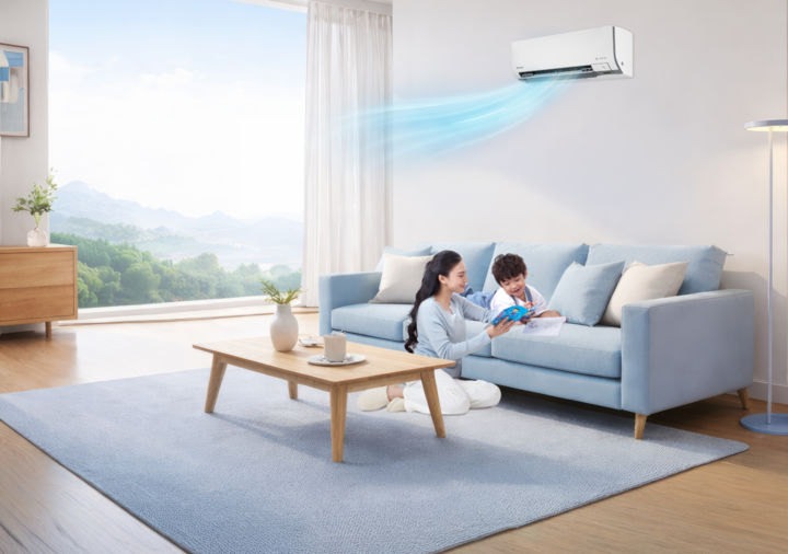 Không gian sống tiện nghi với điều hòa Daikin FTKM.