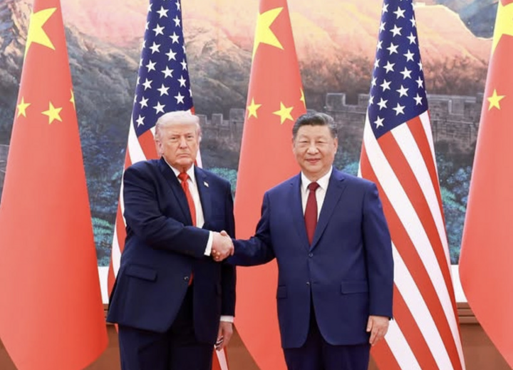 Tổng thống Mỹ Donald Trump và Chủ tịch Trung Quốc Tập Cận Bình. (Ảnh: Xinhua)