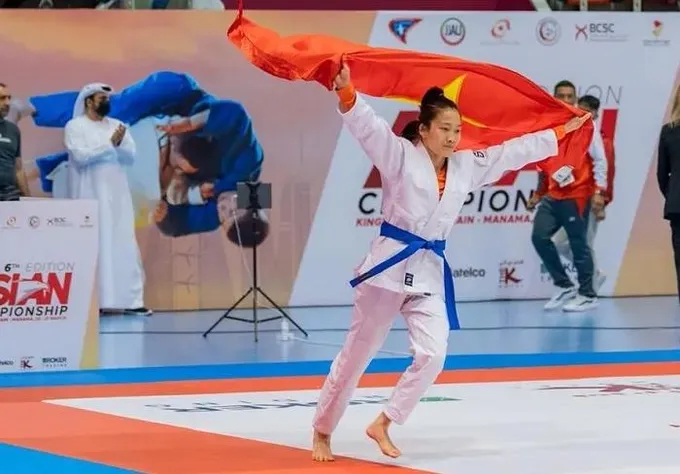 Phùng Thị Huệ bất ngờ trở lại thi đấu giải jujitsu thế giới 2026. (Nguồn: ASIANJUJITSU)