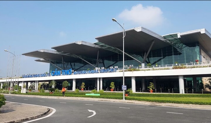 Cảng hàng không quốc tế Cần Thơ. (Ảnh: Nhật Huy)
