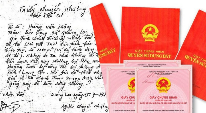 Bộ Nông nghiệp và Môi trường đề xuất cấp sổ đỏ cho đất mua bằng giấy viết tay giai đoạn 2014-2024. (Ảnh minh họa)
