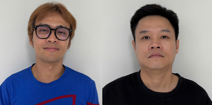 Võ Hoàng Việt và Nguyễn Trung Trường Huy, Giám đốc Công ty TNHH Mây Sài Gòn.