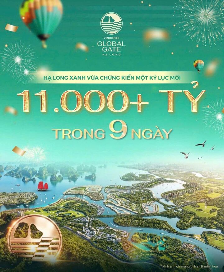 Vinhomes Global Gate Hạ Long xác lập kỷ lục doanh số trong 9 ngày đầu mở bán.