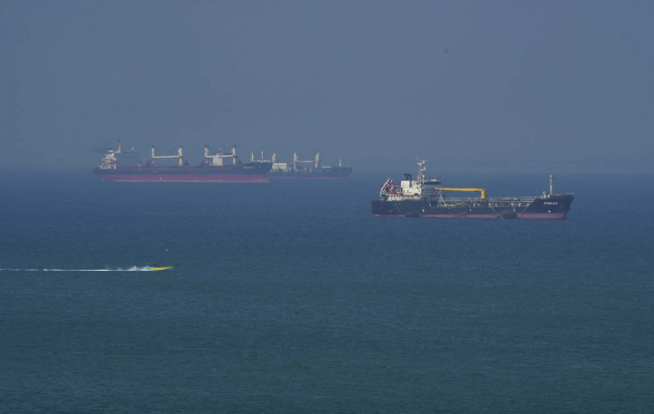 Hoạt động trên eo biển Hormuz. (Ảnh: Getty)