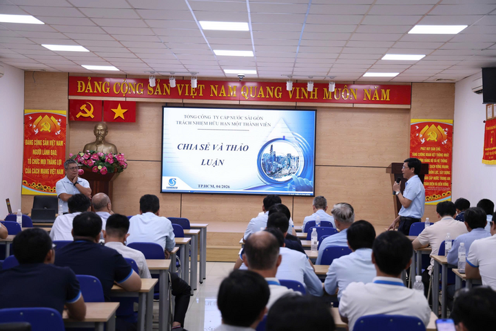 SAWACO đã tổ chức nhiều hội thảo về cấp nước an toàn.