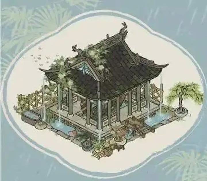 Đối với các hoàng đế, sự thoải mái vào mùa hè gần như được thể hiện qua kiến trúc; trong thời nhà Đường (618–907 SCN), các điện thờ đặc biệt được xây dựng bên cạnh các nguồn nước để tăng cường sự thư giãn của hoàng gia. (Ảnh: Baidu)