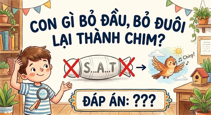 Con gì bỏ đầu, bỏ đuôi lại thành chim? (Ảnh minh họa)