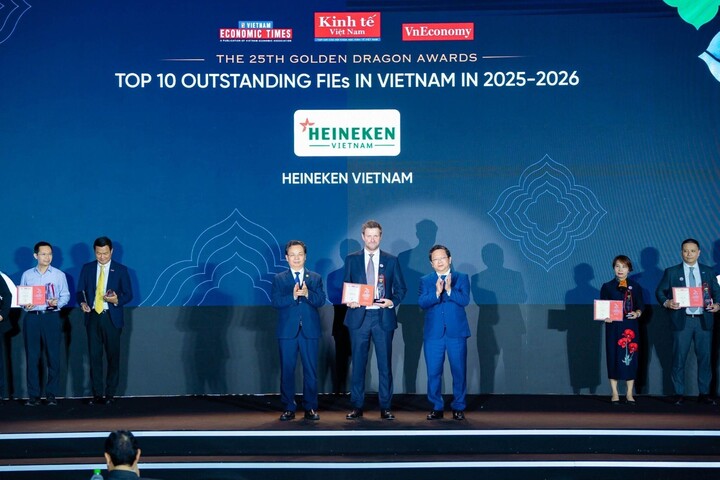 HEINEKEN Việt Nam được vinh danh trong Top 10 Doanh nghiệp FDI tiêu biểu giai đoạn 2025 – 2026.