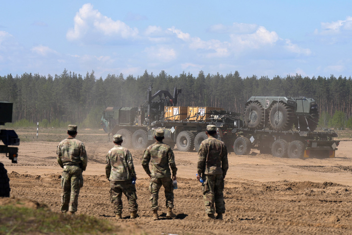 NATO thử nghiệm các công nghệ chống máy bay không người lái mới tại khu vực huấn luyện Pabrade.