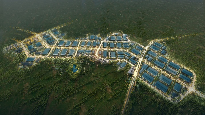 Hình phối cảnh cụm công nghiệp Tân Tiến 1.