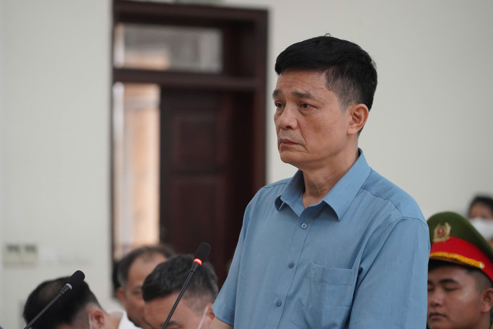 Bị cáo Nguyễn Thanh Phong tại toà.