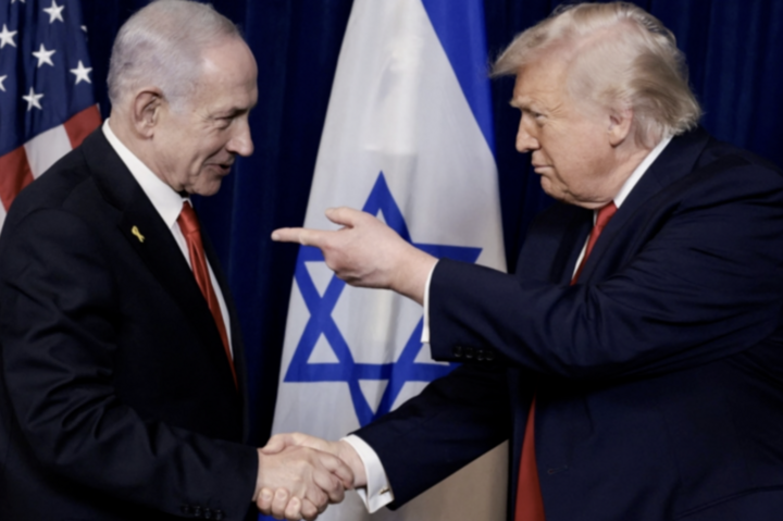 Tổng thống Mỹ Donald Trump và Thủ tướng Israel Benjamin Netanyahu. (Ảnh: Reuters)