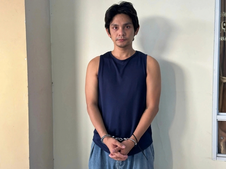 Ca sĩ Sơn Ngọc Minh khi bị bắt giữ