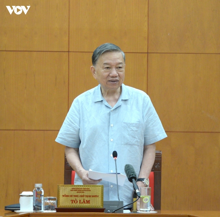 Tổng Bí thư, Chủ tịch nước Tô Lâm chủ trì Hội nghị.